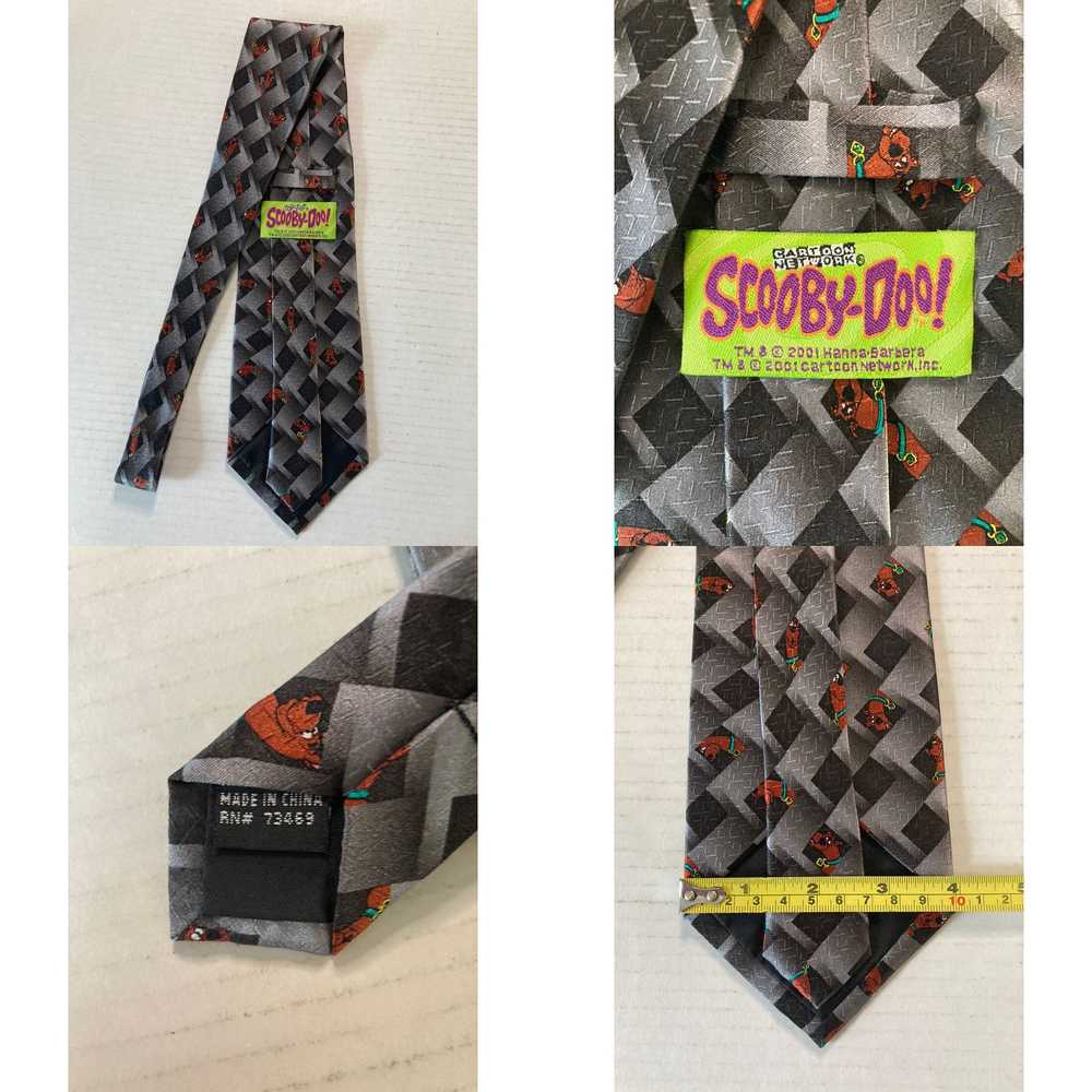 Vintage Scooby-Doo Cartoon Network Men's Necktie … - image 4