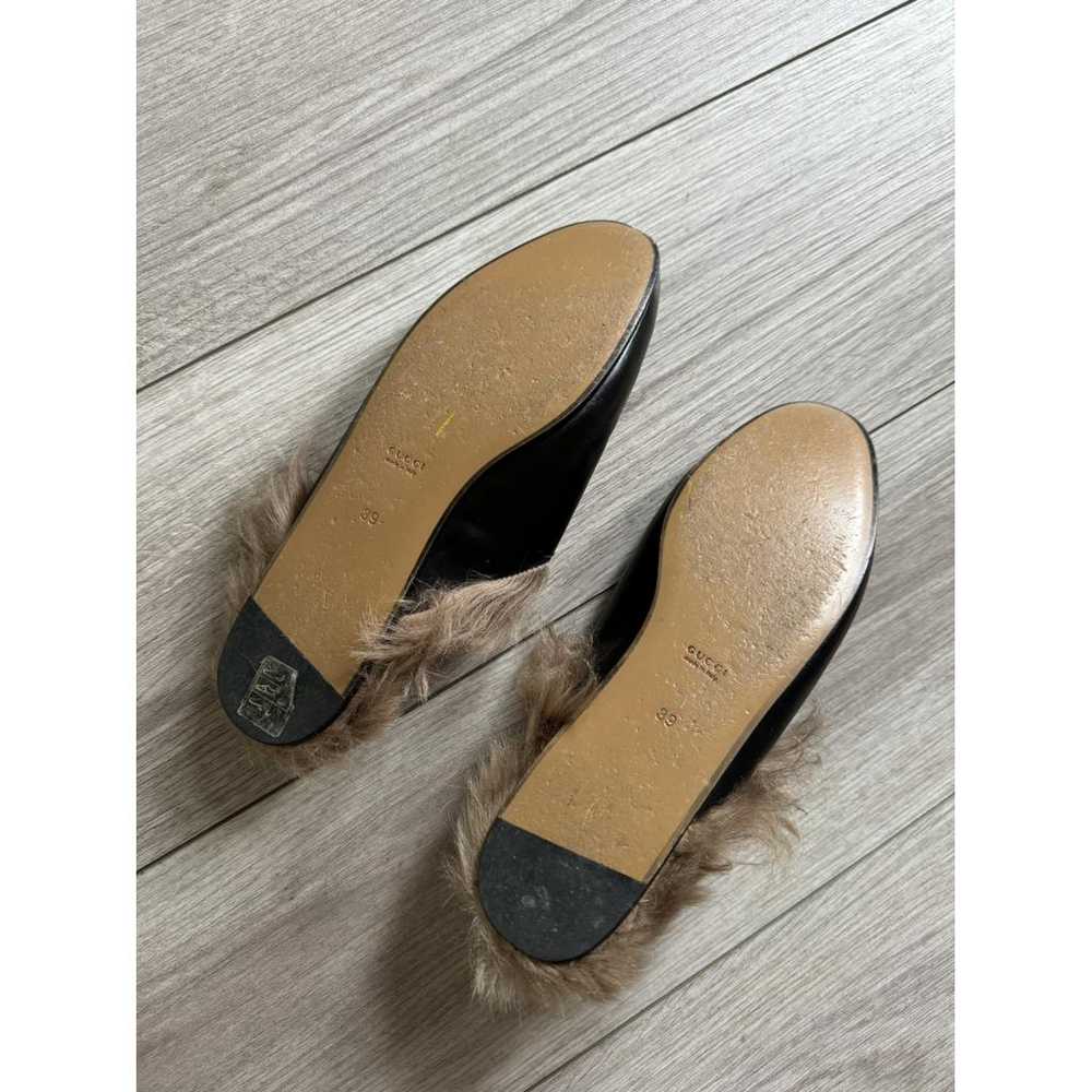 Gucci Princetown leather flats - image 2