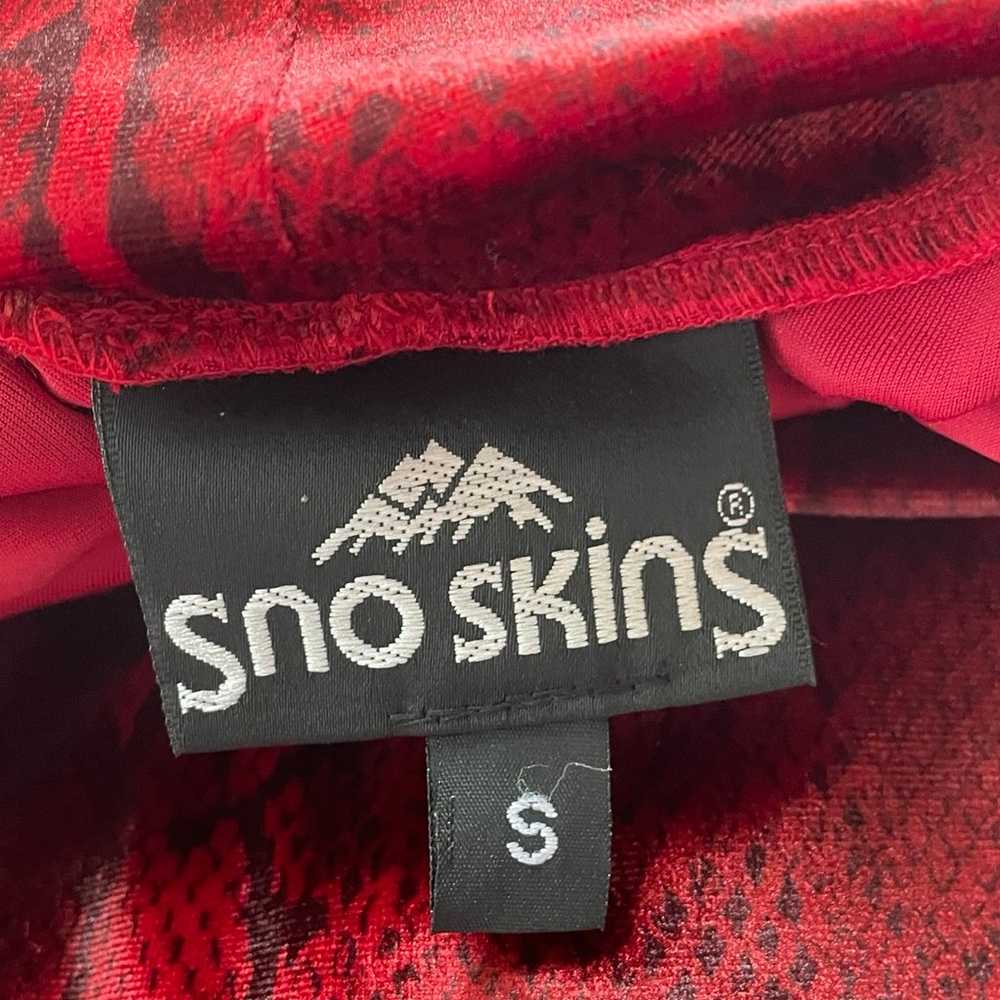 SNOSKINS (made in USA) vintage red velvety, turtl… - image 3