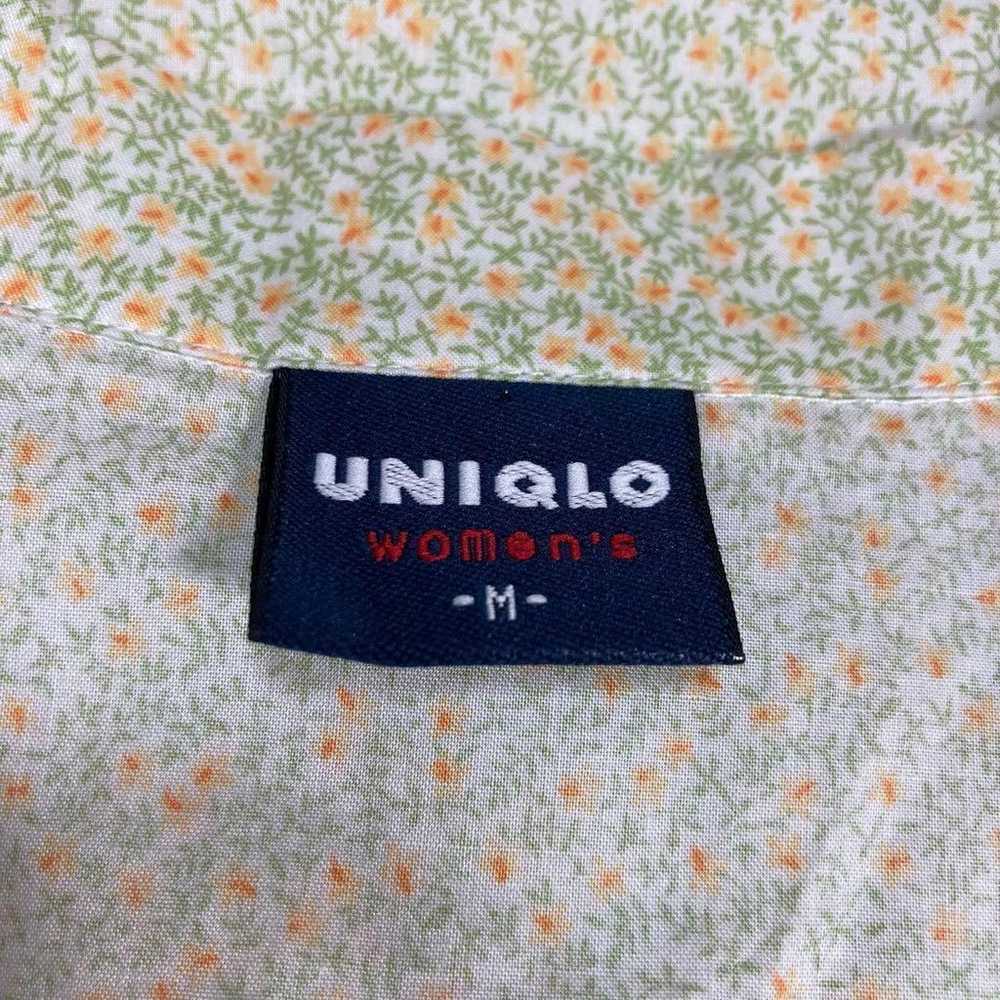 Uniqlo / 100% Cotton Floral Design Open Shirt [Si… - image 11