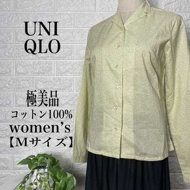 Uniqlo / 100% Cotton Floral Design Open Shirt [Si… - image 1