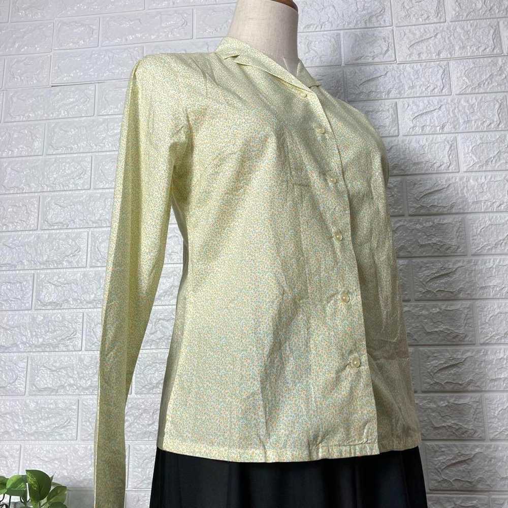 Uniqlo / 100% Cotton Floral Design Open Shirt [Si… - image 9