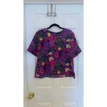 Vintage Notations Floral Top - image 1