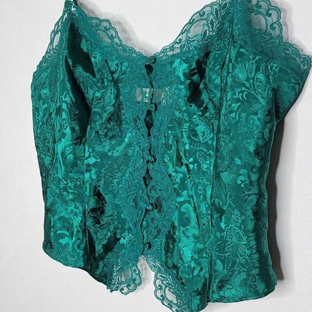 Victoria's Secret Gold Label Vintage Medium Green… - image 3