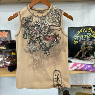 Vintage Wild West Tank Top - image 1