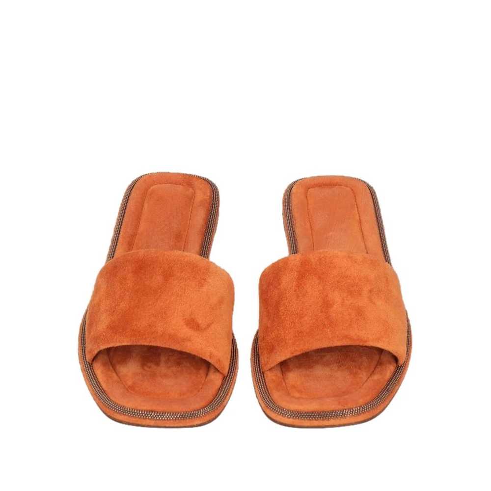 Brunello Cucinelli Leather mules - image 2