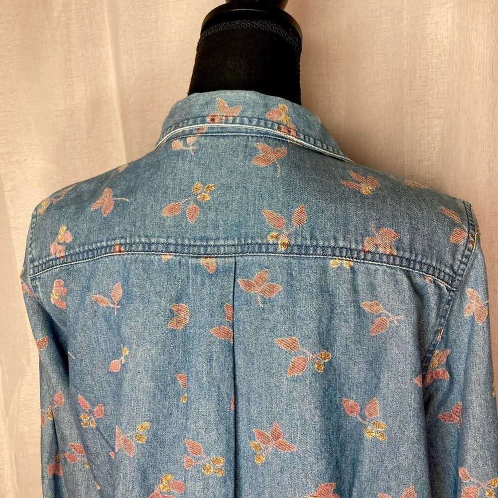 Classic Elements 90s vintage autumnal denim butto… - image 7