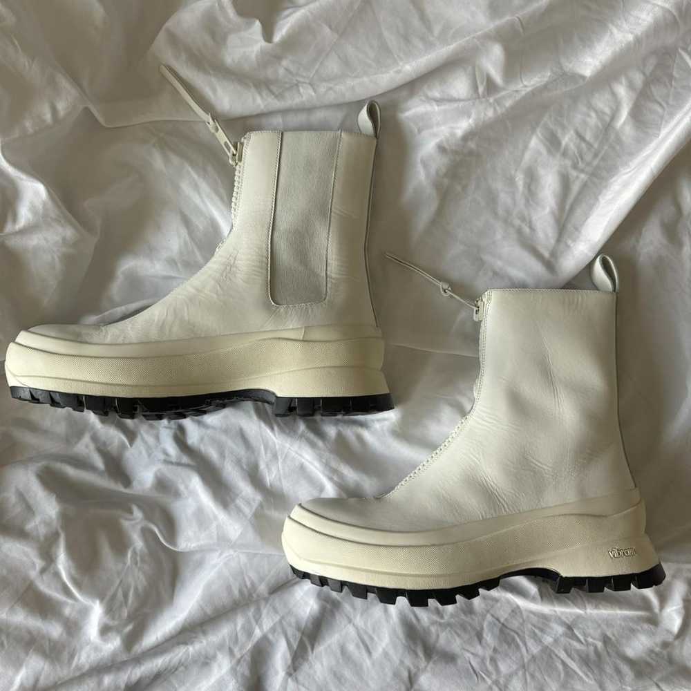 Jil Sander Leather boots - image 7