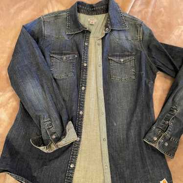 Vintage Carhartt Denim snap