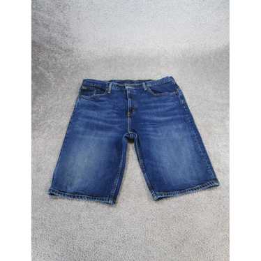 Levi's Mens Dark Wash Denim Jorts by Levis 502 Sh… - image 1