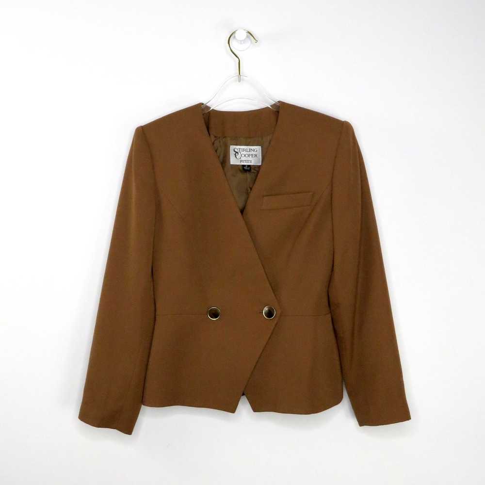 Vintage 90s Vintage Blazer Copper Brown Formal Bl… - image 3