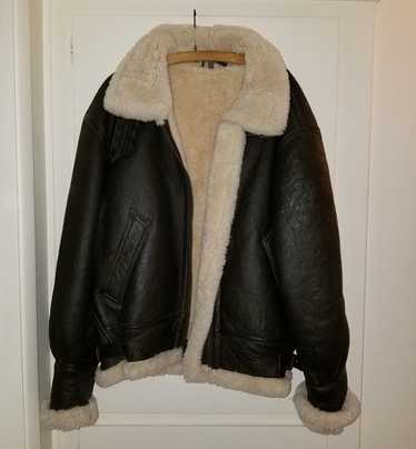 ジャケット・アウター USAF JACKET TYPE G-8 double mouton G-8 Navy Leather Flight Jacket_from US AUTHENTIC