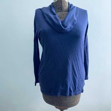 Splendid Mills Splendid purple cowl neck long sle… - image 1