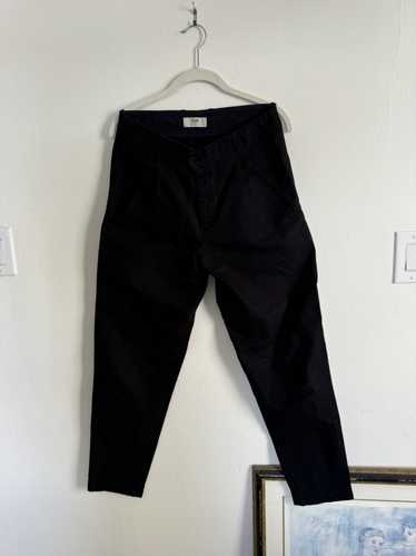 Folk Folk pleated black ripstop pants