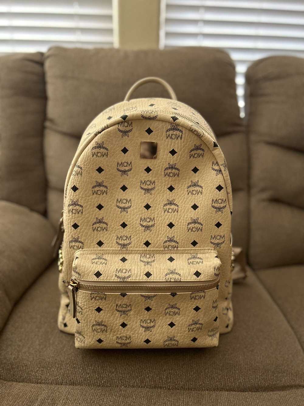 MCM Medium MCM Stark Visetos Backpack - image 5