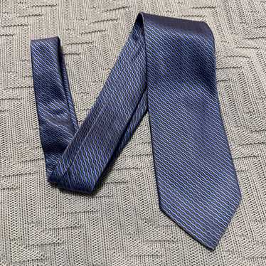 Other Gene Meyer lilac and bronze striped silk tie - image 1