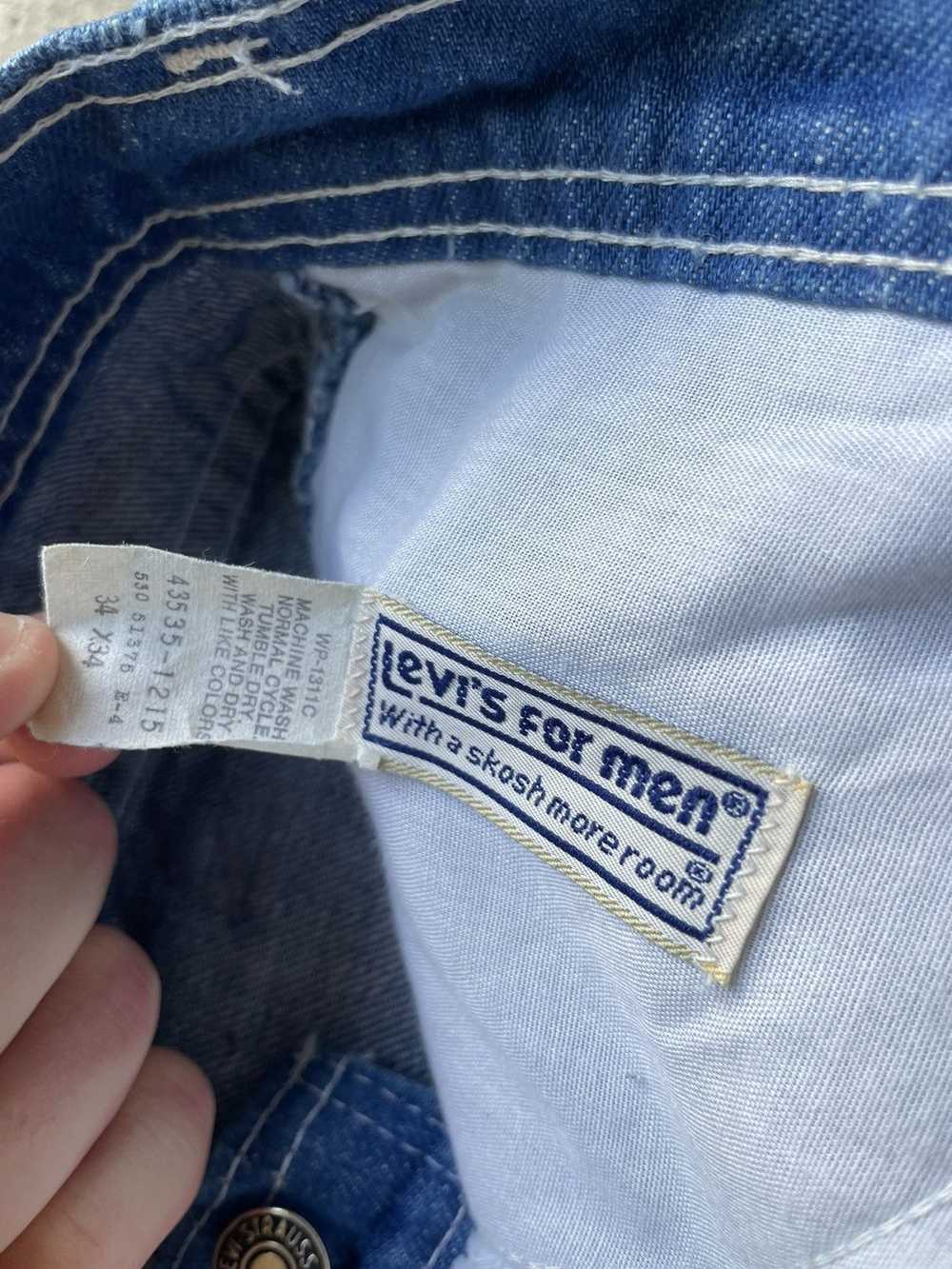 Levi's 60s/70s Levi's white tab work jeans - image 8