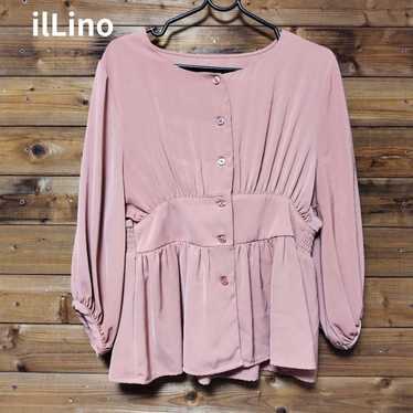 ilLino Women's Tops Shirt Blouse Pink 38 - image 1