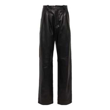 Nili Lotan Leather straight pants - image 1