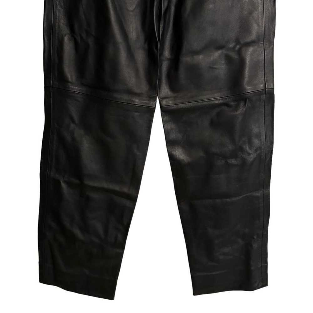 Nili Lotan Leather straight pants - image 4