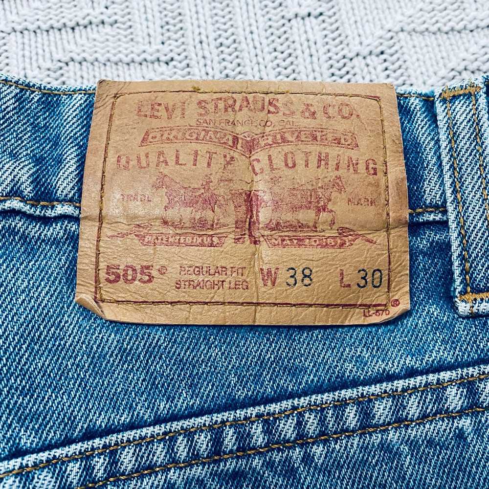 Levi's Levi 505 straight leg jeans - image 4