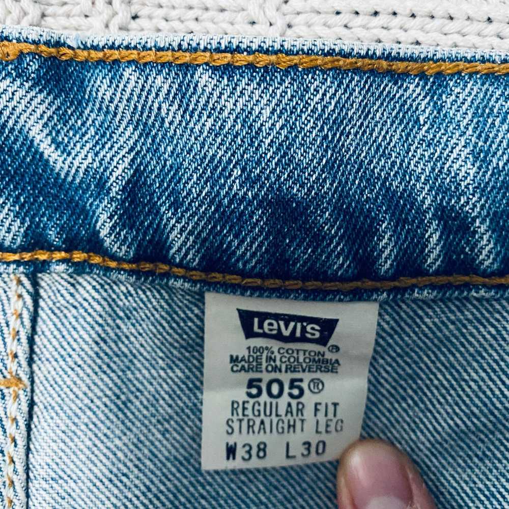 Levi's Levi 505 straight leg jeans - image 8