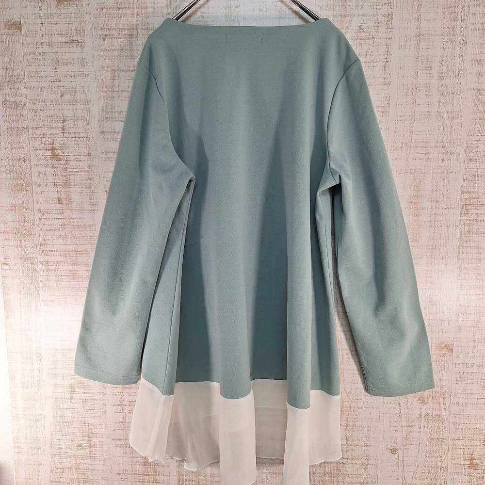 grove glove ladies long-sleeved green blouse shir… - image 8