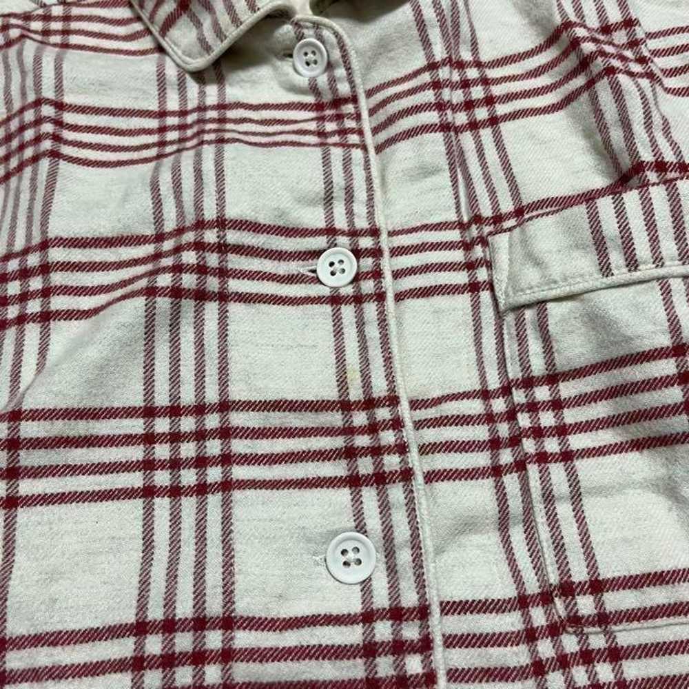 【Good Item Plan】(M) Shirt Checkered pattern White… - image 6