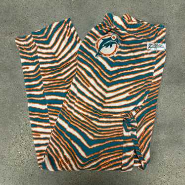 90s ZUBAZ マイアミドルフィンズ ボストンバック USA製 90s ZUBAZ マイアミドルフィンズ ボストンバック USA製（90's