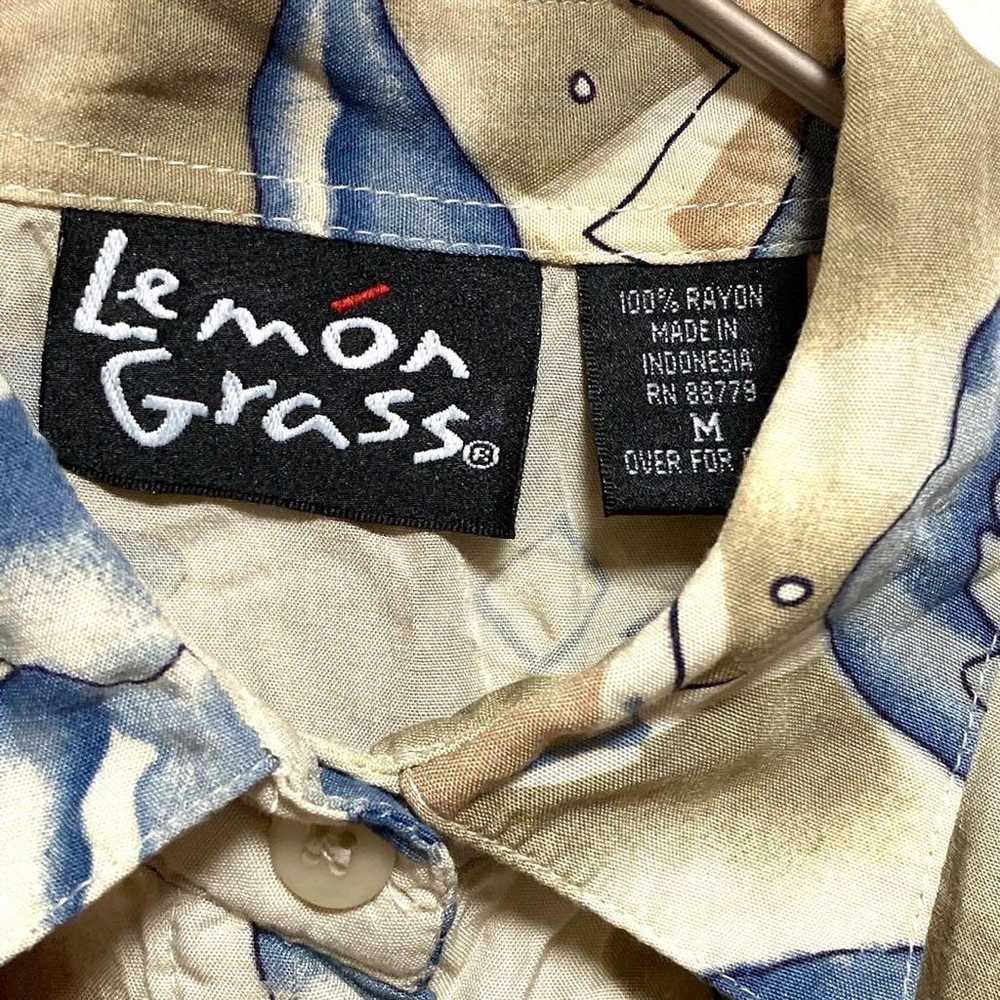 Lemon Grass shirt, all-over pattern, loose-fit sh… - image 7