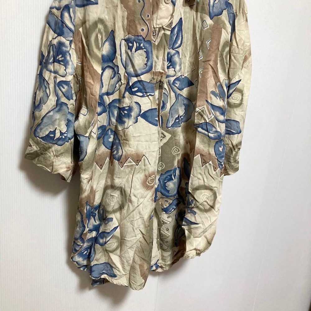 Lemon Grass shirt, all-over pattern, loose-fit sh… - image 8