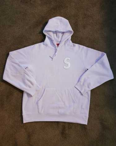 Supreme S Logo White パーカー Supreme s logo hoodie - Gem