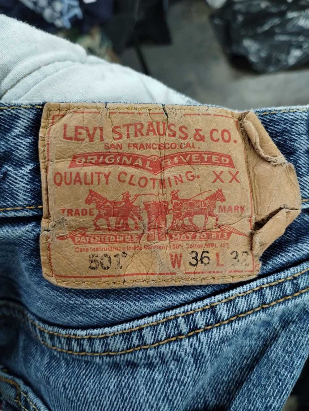 Jean × Vintage Vintage Levis 501 Red Tab 36x32 - image 5