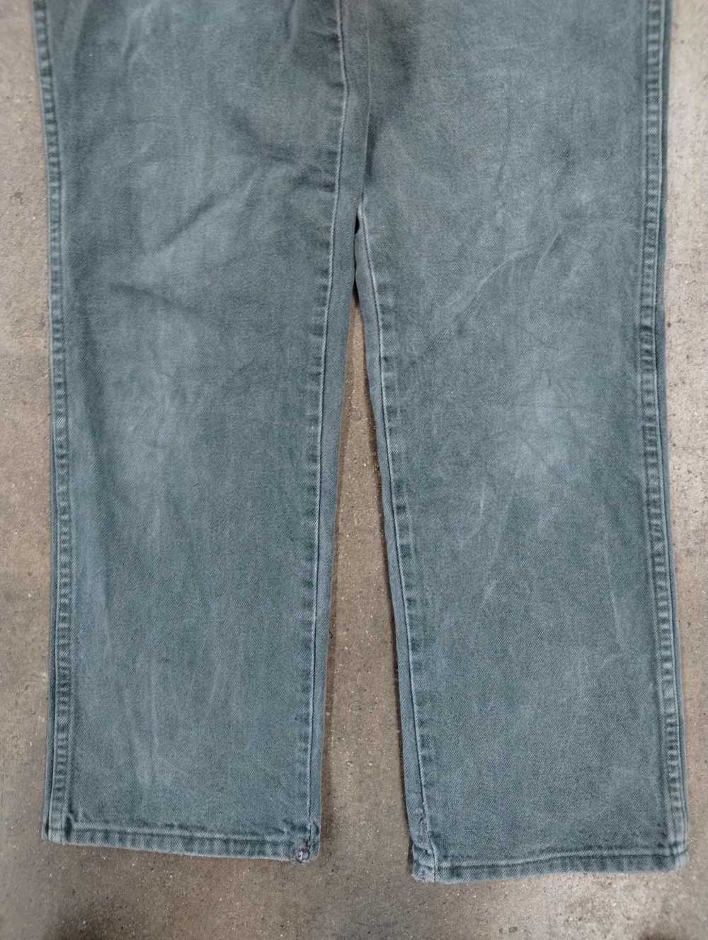 Jean × Vintage Vintage Wranglers Distressed Teal … - image 2