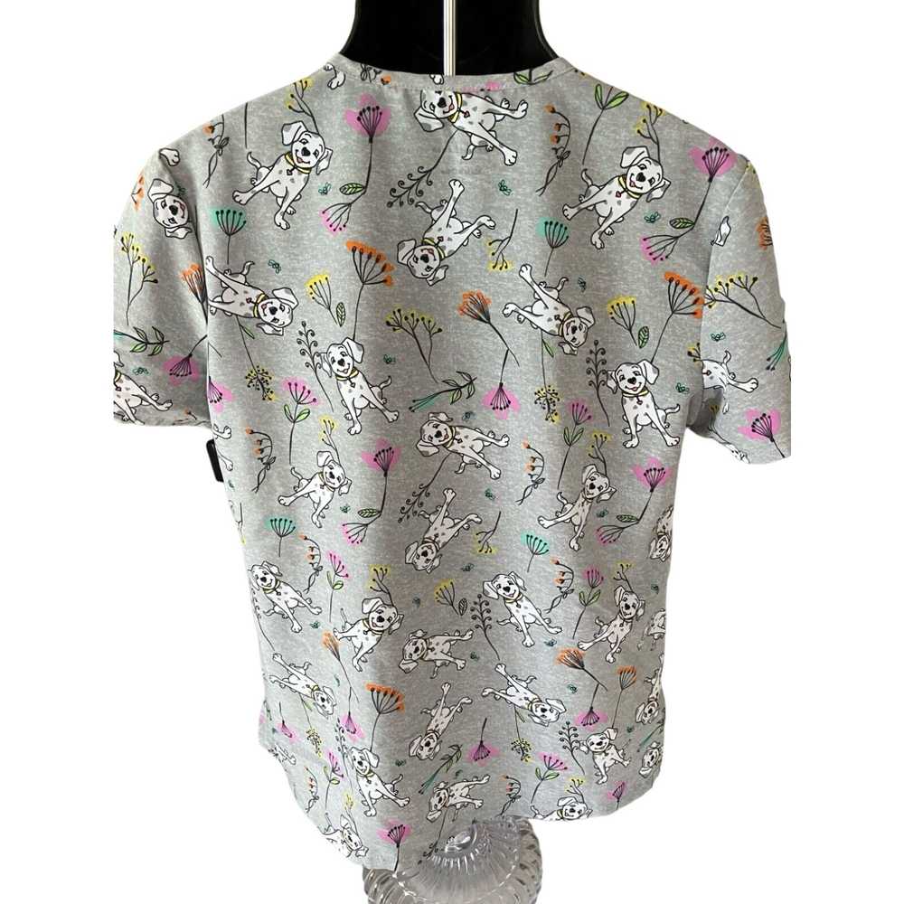 Disney GT Performance Scrub Top Women's Large Gra… - image 2