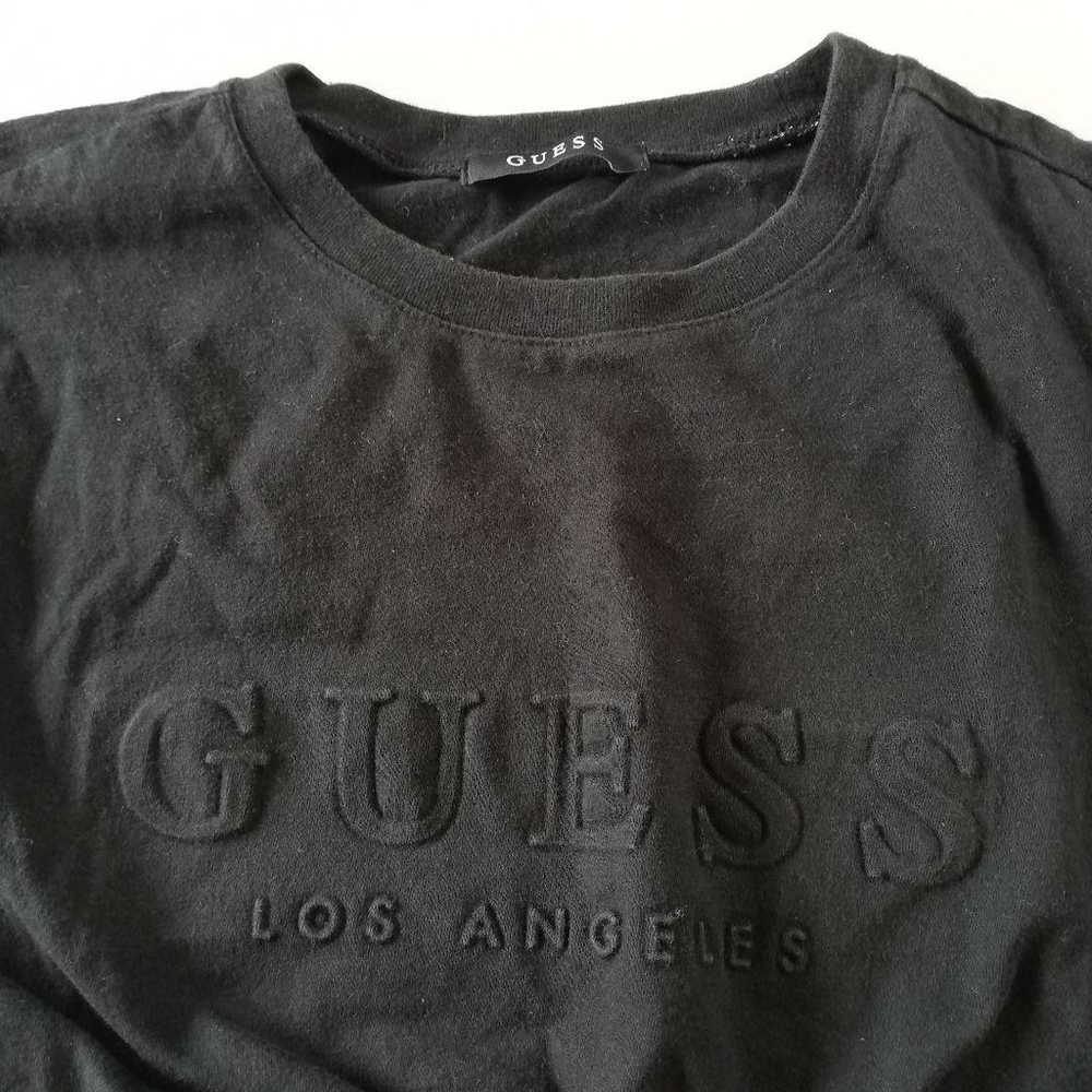 Guess T-shirt 
Short sleeve 
Black 
Logo GUESS - image 1