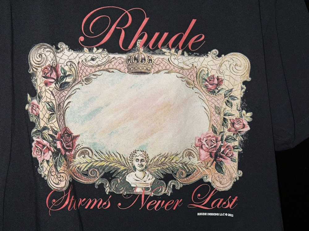 Rhude Rhude Storms Never Last Tee Black - image 3