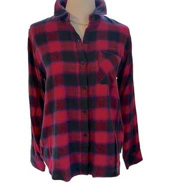 Awesome RAILS Flannel Button Down, Size Small, EE… - image 1