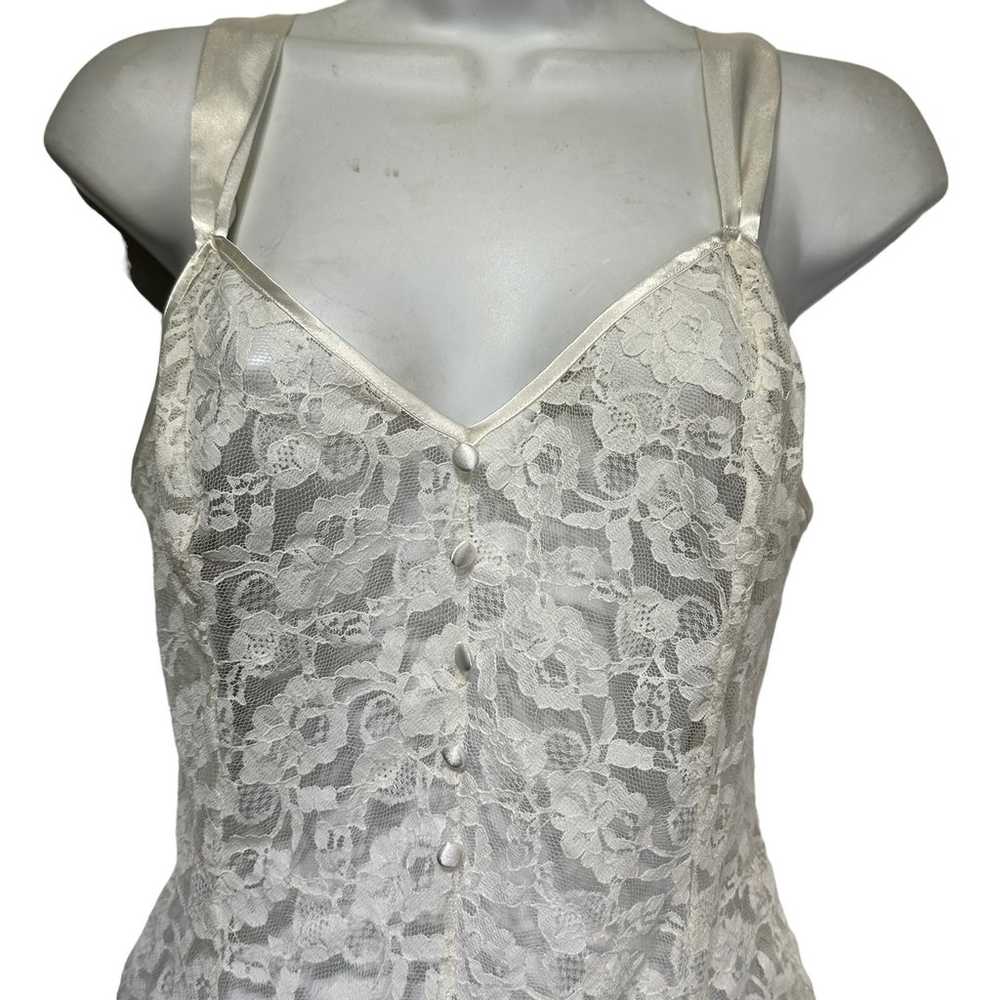 Vintage Y2k Victoria’s Secret Lace Teddy Bodysuit… - image 2