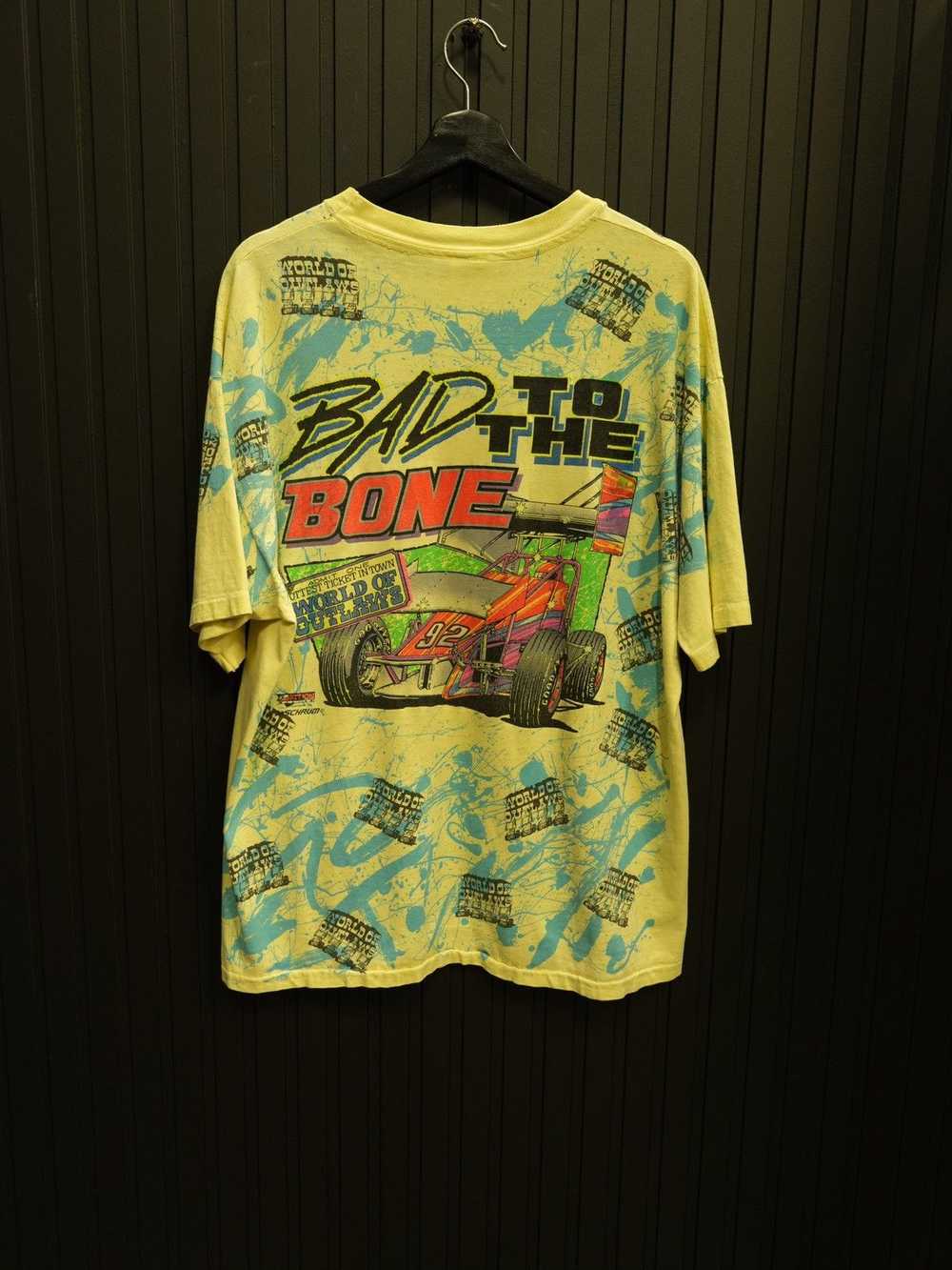 Vintage Vintage 1992 Bad To The Bone AOP Tee - image 2