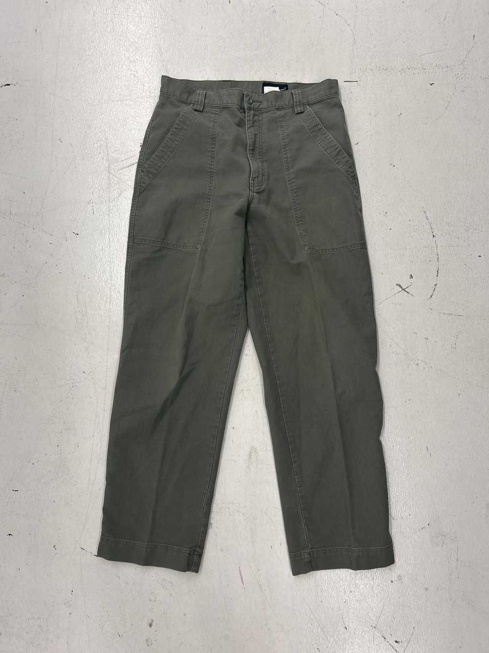 Designer Men's Casual Olive Green Chino Pants - image 1