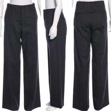 パンツ Miu Miu 00s Linen Wide Pants 00s Wide Leg White Linen Pants | M - Lucky Vintage