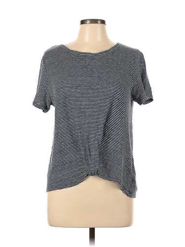 Tahari Women Gray Short Sleeve T-Shirt L