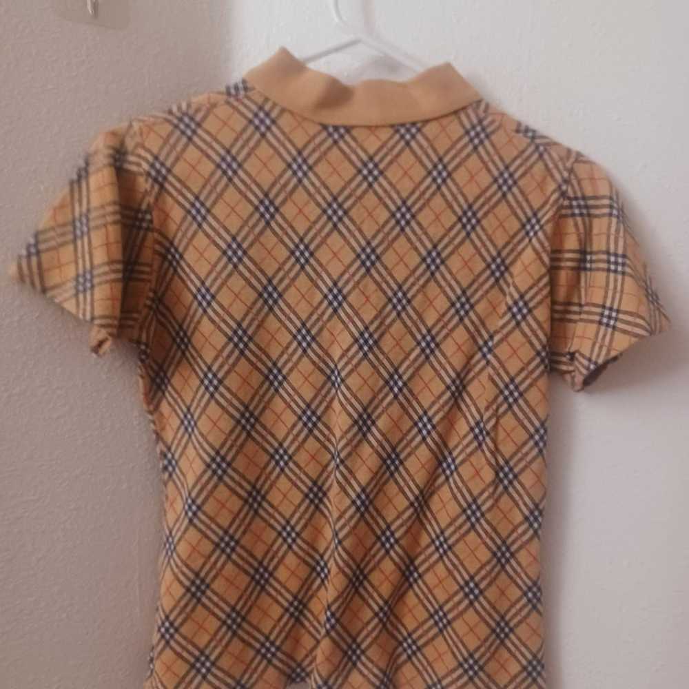 Rare Vintage Burberry Polo Shirt - image 7