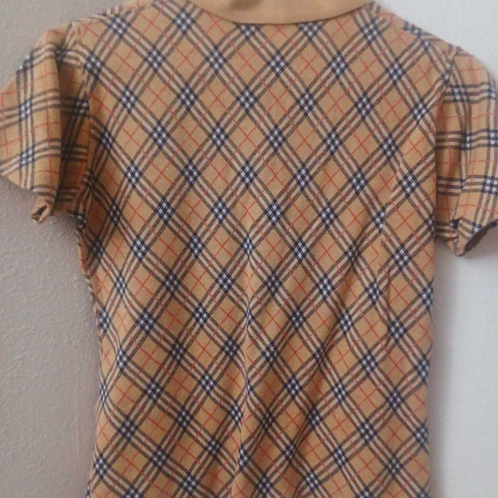 Rare Vintage Burberry Polo Shirt - image 8