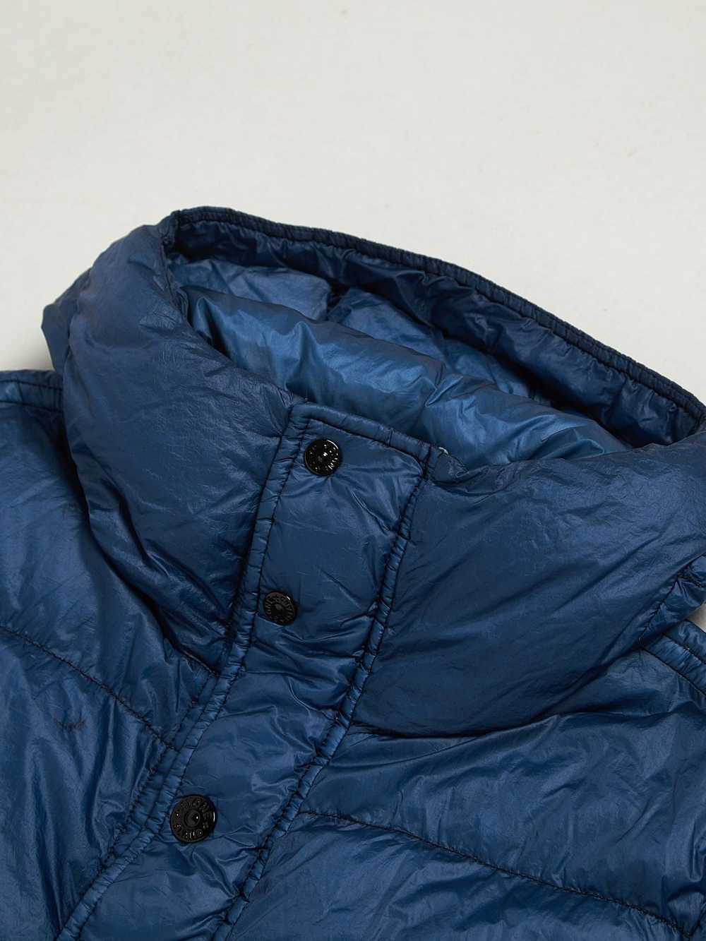 Stone Island Blue Polyamide Patched Puffer Jacket - image 3