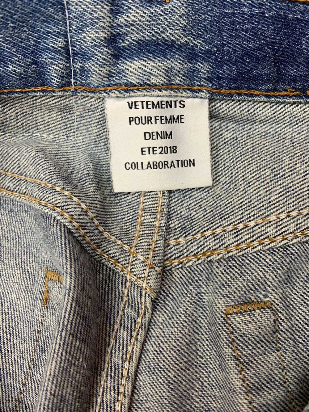 Levi's × Vetements Vetements Levi’s Logo Jeans - image 8