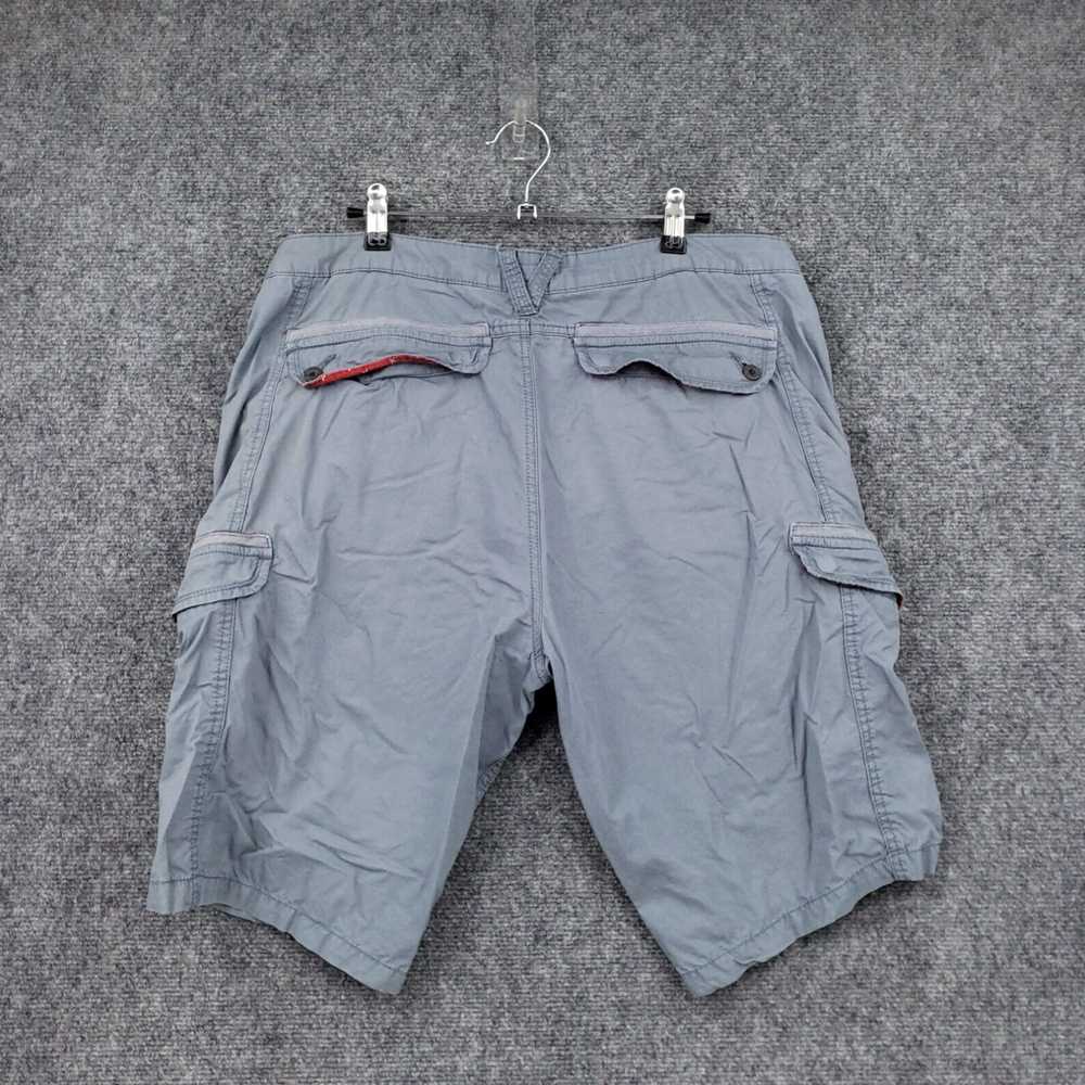 Buffalo David Bitton Mens Gray Cargo Shorts with … - image 2