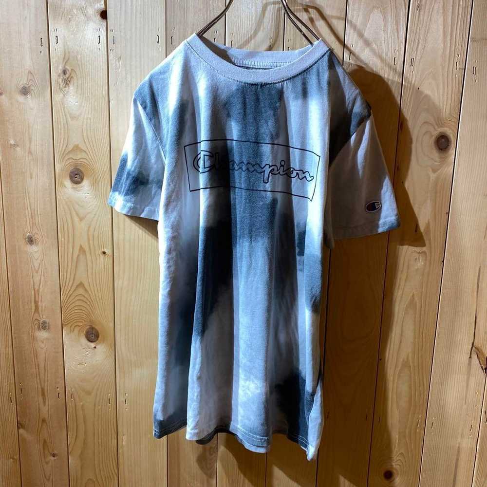 ss3177 Champion Short-Sleeve T-shirt Tie-Dye Grey… - image 3