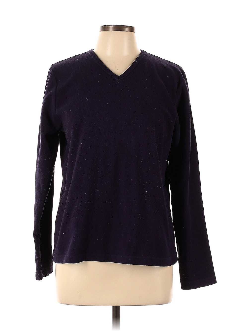 Old Navy Women Purple Pullover Sweater L - image 1